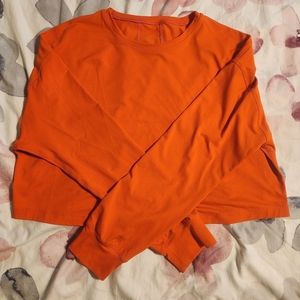 Like New Lululemon Muscle Love Long Sleeve Shirt - Autumn Red - Size 6